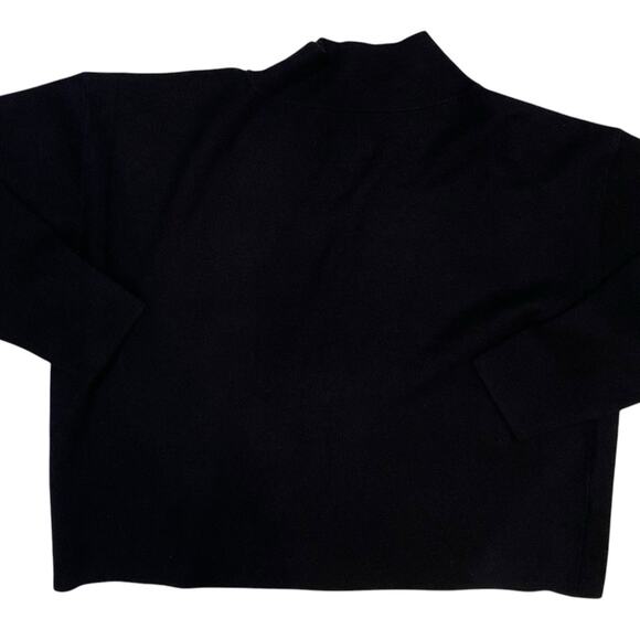 Maeve by Anthropologie WOMEN'S Black Mock Neck Sweater Size- Large - Picture 6 of 12